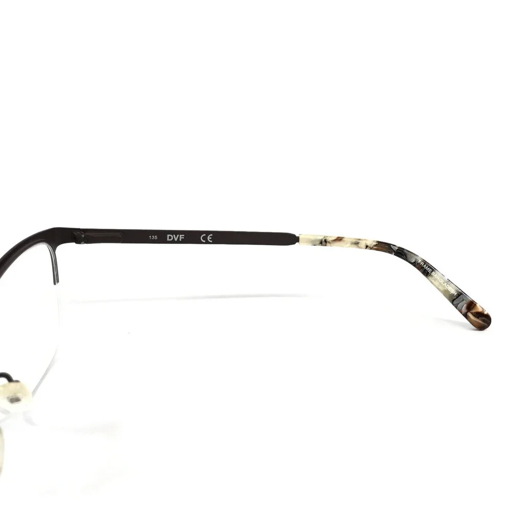 Diane Von Furstenberg Eyeglasses Frames DVF8056 210 Brown Cat Eye 52-17-135